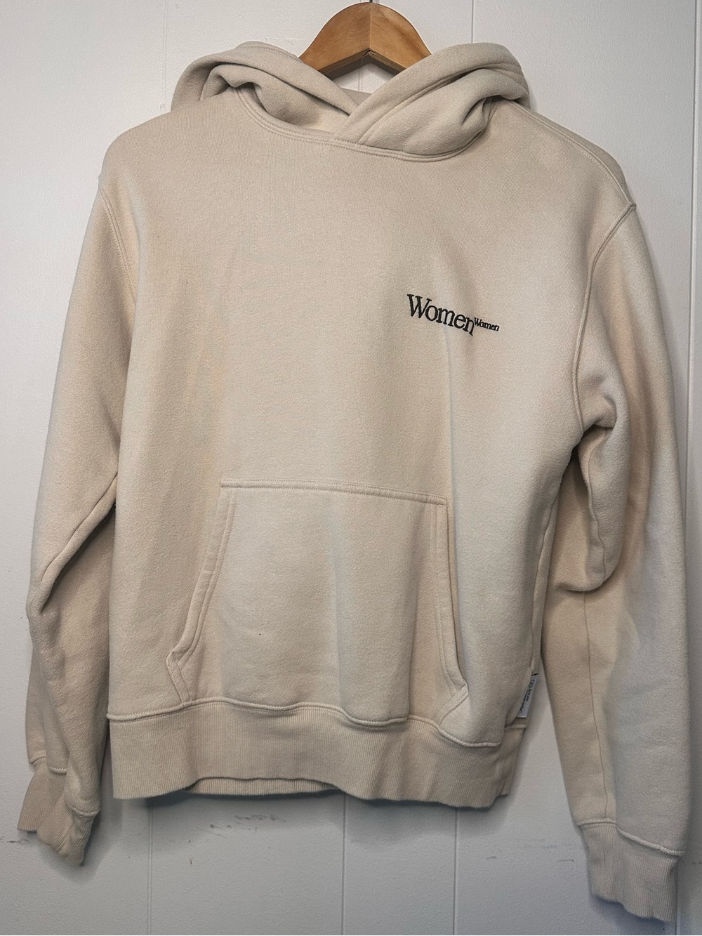Aritzia Cozy Fleece International Women’s Day Hoodie - Off-White Neutral XS